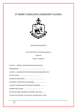 Design and Technology - St Mark`s Anglican Community School