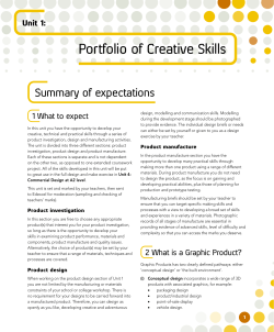 Graphic Products sample pages Unit 1