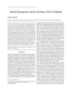 Spatial Heterogeneity and the Evolution of Sex in
