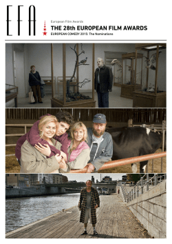 THE 28th EUROPEAN FILM AWARDS