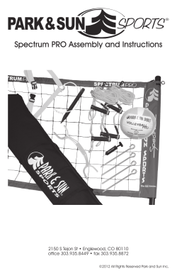 Spectrum PRO Assembly and Instructions