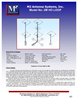 2M HO LOOP - M2 Antennas