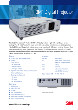 3 3M™ Digital Projector