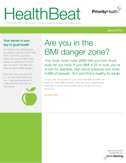 Are you in the BMI danger zone?