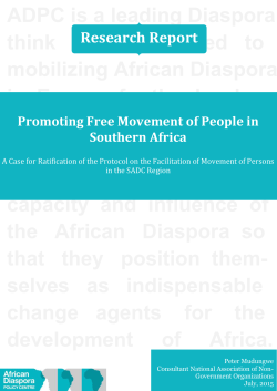 Promoting Free Movement of People in SADC