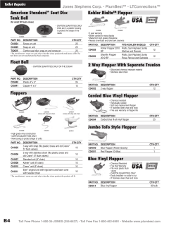 Kohler Rialto&trade; Flapper 2 Way Flapper With Separate Trunion