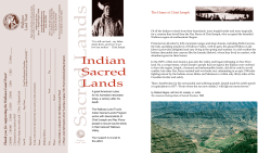 Indian Sacred Lands - Wallowa Land Trust