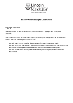 a case study: Aranui and Wainoni - Lincoln University Research