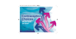 Contraception Service. - Sexual Health Sheffield