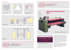 Selvedge Printing Machine SKD