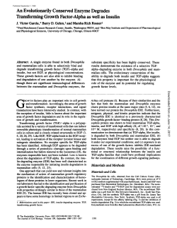 An Evolutionarily Conserved Enzyme Degrades Transforming