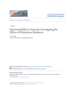 Hypermutability In Asexuals: Investigating The Effects Of Deleterious
