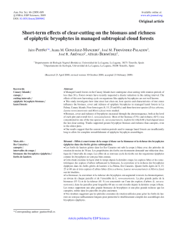 Short-term effects of clear-cutting on the biomass and richness of