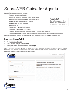 SupraWEB Guide for Agents