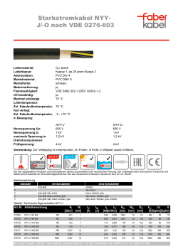 Datenblatt - Klaus Faber AG