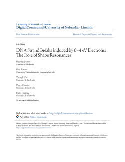 DNA Strand Breaks Induced by 0&ndash;4 eV Electrons: The Role of