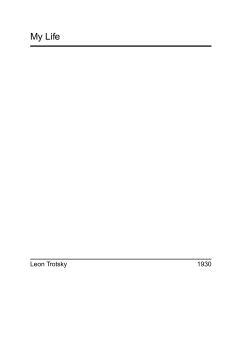 My Life - Marxists Internet Archive