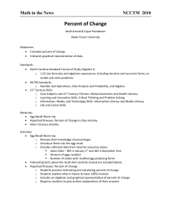 Percent of Change - Wake Forest University