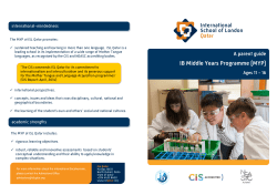 Middle Years Programme September 16,2015 | 3 MB | pdf
