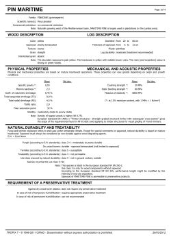 PIN MARITIME`s datasheet - Tropix 7