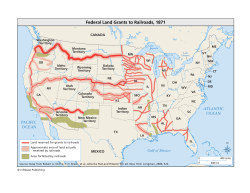 Federal Land Grants to Railroads, 1871