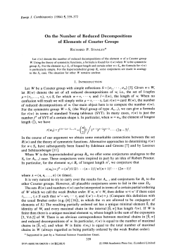 On the Number of Reduced Decompositions of