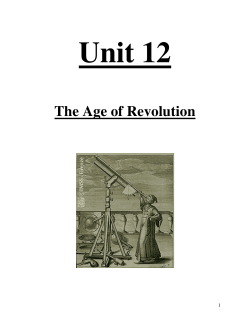 The Age of Revolution