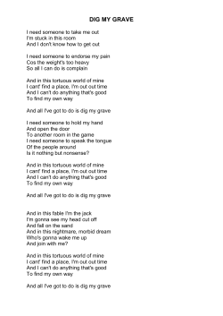 dig my grave
