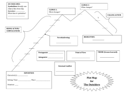 Plot Map for The Outsiders