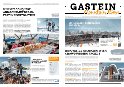 SUmmIT CONqUEST ANd GOUrmET BrEAk- fAST IN