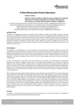 A Plant Biosecurity Virtual Laboratory