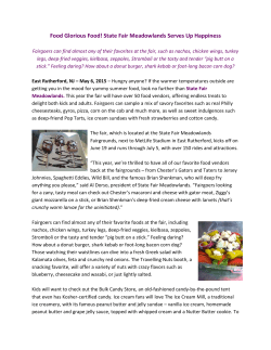 Food Glorious Food! State Fair Meadowlands Serves Up Happiness