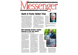 Death of Pastor Dalbert Elias