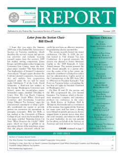 Summer 2009 - Federal Bar Association