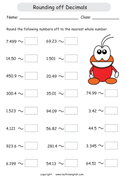 Rounding off Decimals
