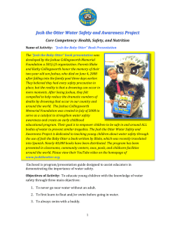 the Josh the Otter Water Safety and Awareness Project