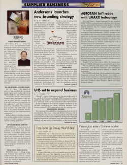 Andersons launches new branding strategy