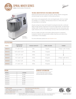 The Spiral Mixer