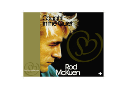 Caught in the Quiet - Rod McKuen