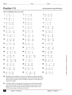 Practice 7-3 - Massillon City Schools