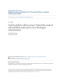 behind the mask of selected black male actors cross