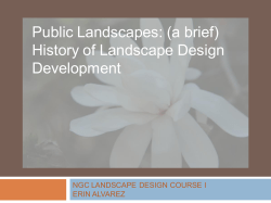ORH 3773 Public Gardens Management