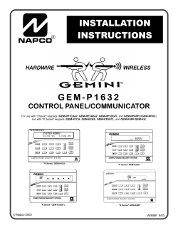 GEM-P1632 Installation Manual