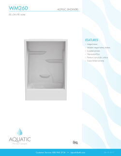 FEATURES - Aquatic Bath