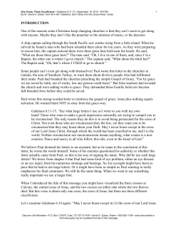 One Cross: Three Crucifixions