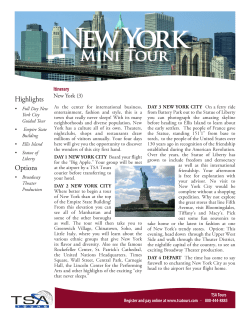 New York - TSA Tours