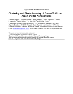 Clustering and Photochemistry of Freon CF2Cl2 on Argon and Ice