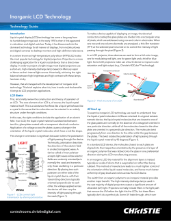 Inorganic LCD Technology