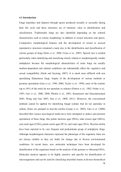 4.1 Introduction Fungi reproduce and disperse