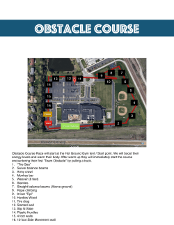 Obstacle Course JCC